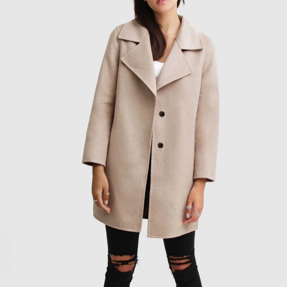 Elegant Tan Trench Coat
